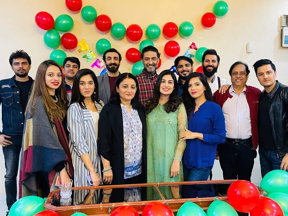 Iqrar ul Hassan Wife Farah Yousaf Birthday Pictures