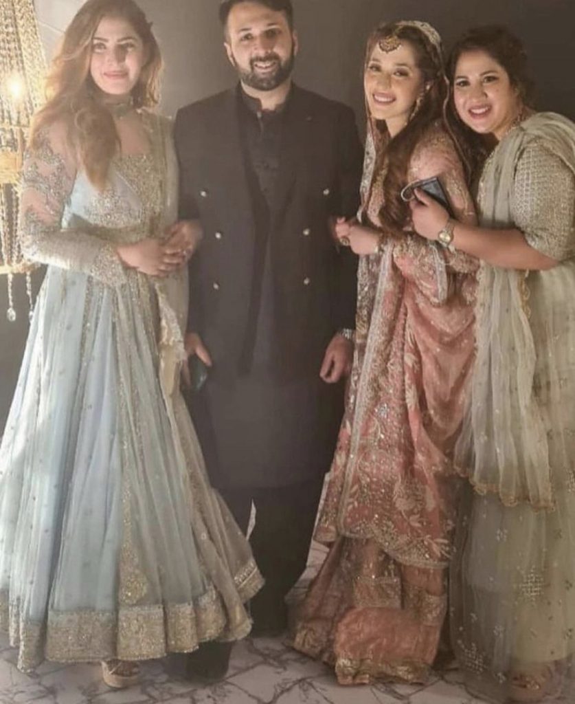 Naimal Khawar Sister Fiza Walima Reception Pictures