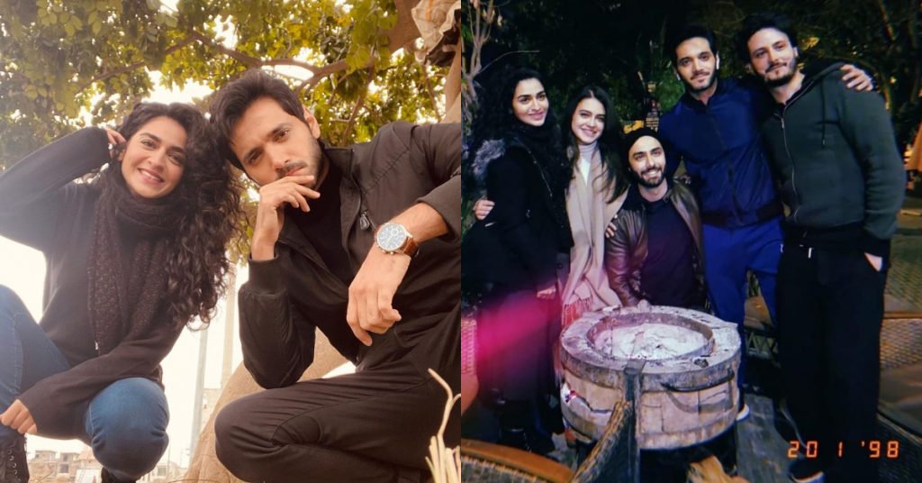 Hajra Yamin Shares Some Fun Moments From The Set Of Ehd-e-Wafa