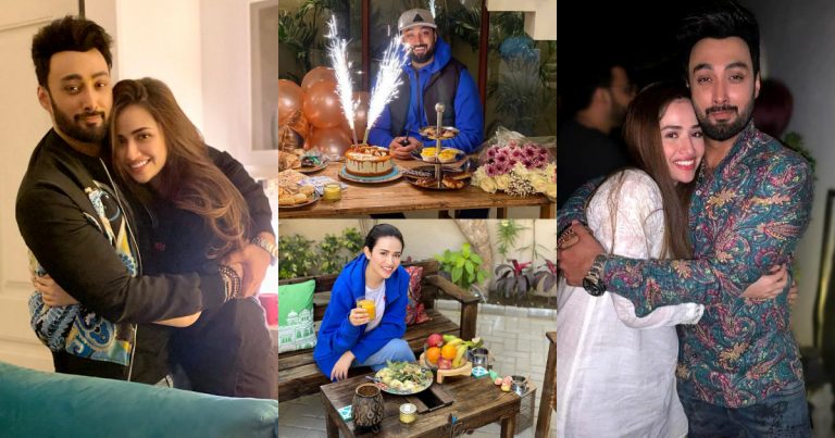 Umair Jaswal Celebrated His Birthday With Wife Sana Javed