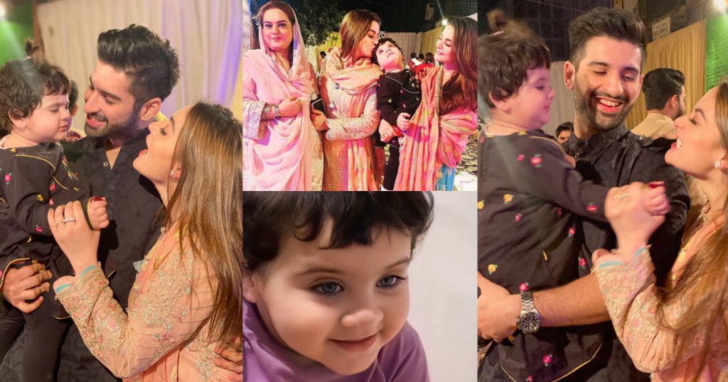 Aiman Khan with her Family at Recent Family Wedding