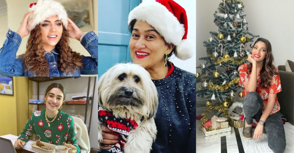 Beautiful Christmas Looks Of Celebrities