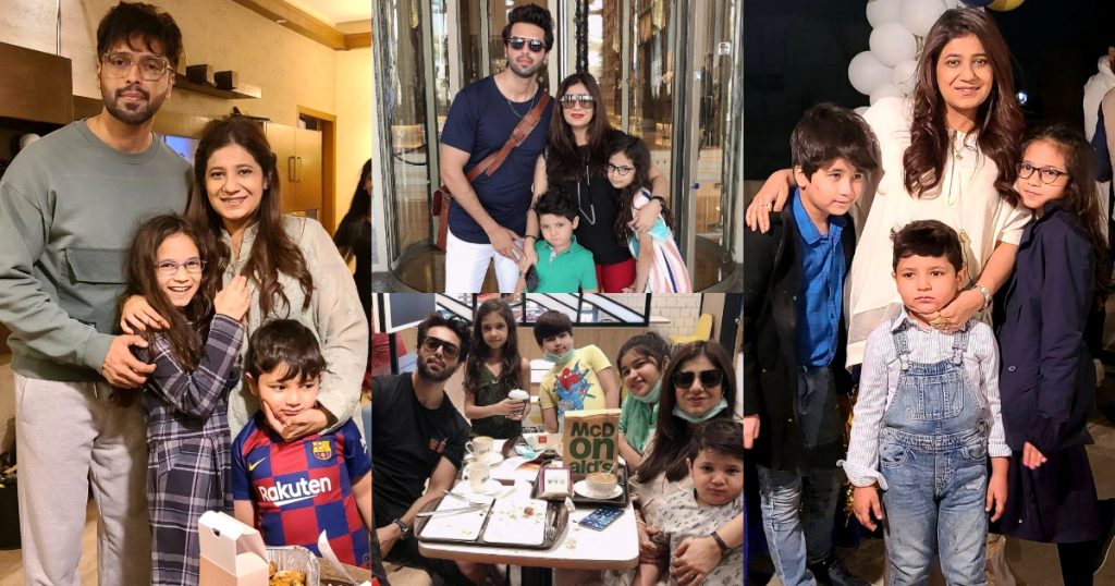 Fahad Mustafa with his Family - Latest Pictures