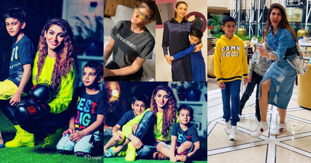 Sana Fakhar with her Kids - Latest Pictures