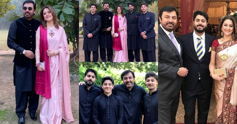 New Pictures of Nauman Ijaz with Family from a Recent Family Wedding