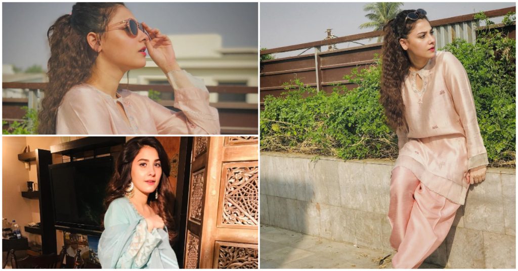 Latest Pictures of Hina Agha At Her Home