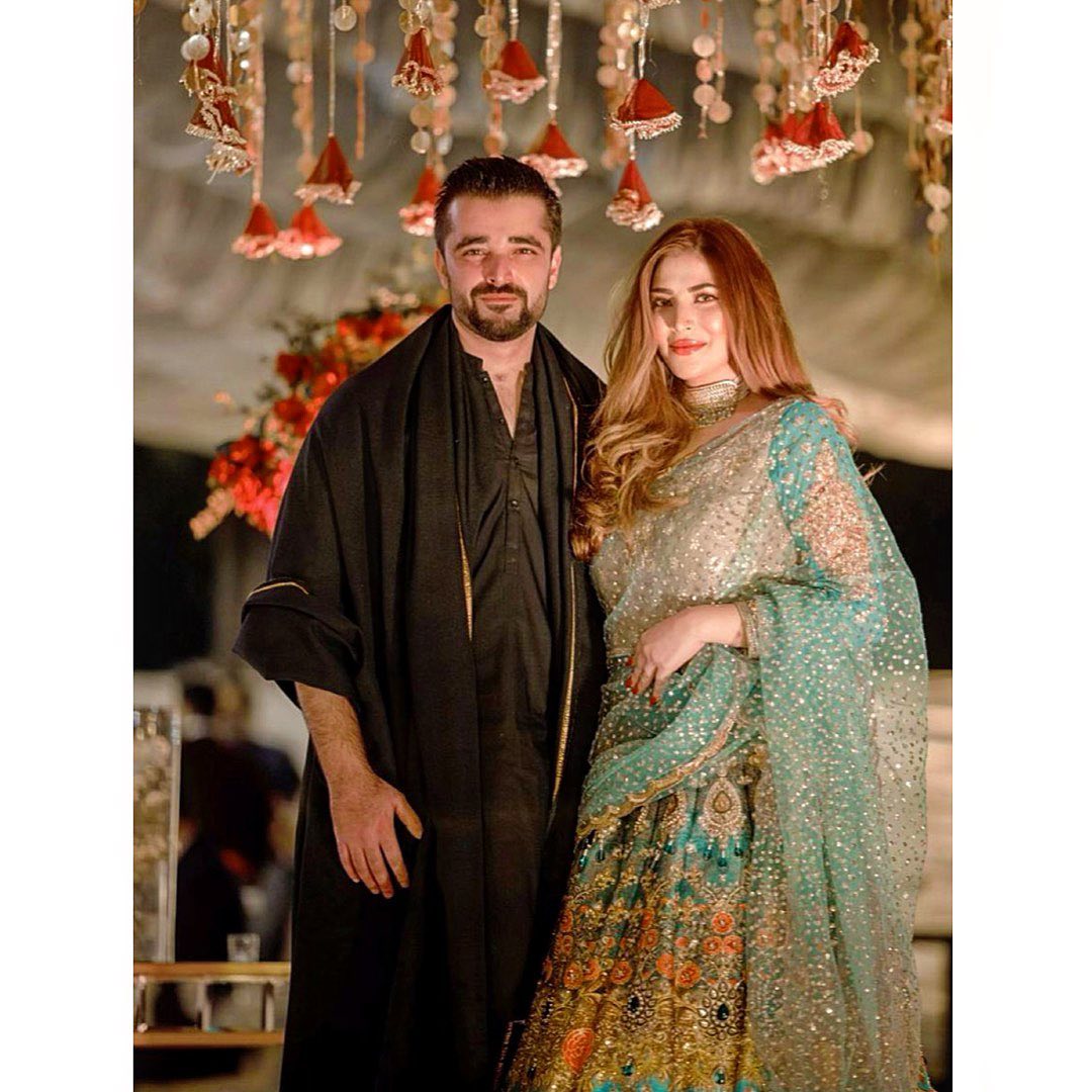 Hamza Ali Abbasi and Naimal Khawar Pictures from Wedding | Reviewit.pk