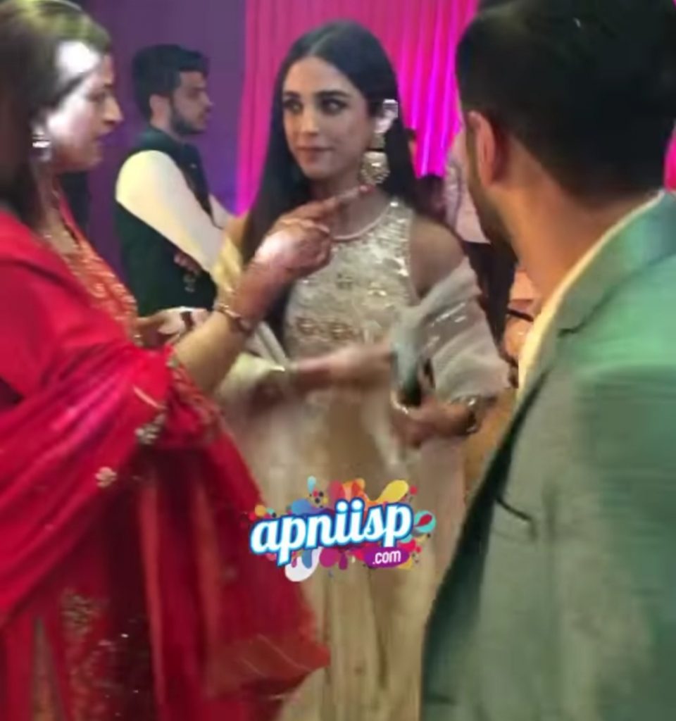 Maya Ali Spotted at Friend's Wedding