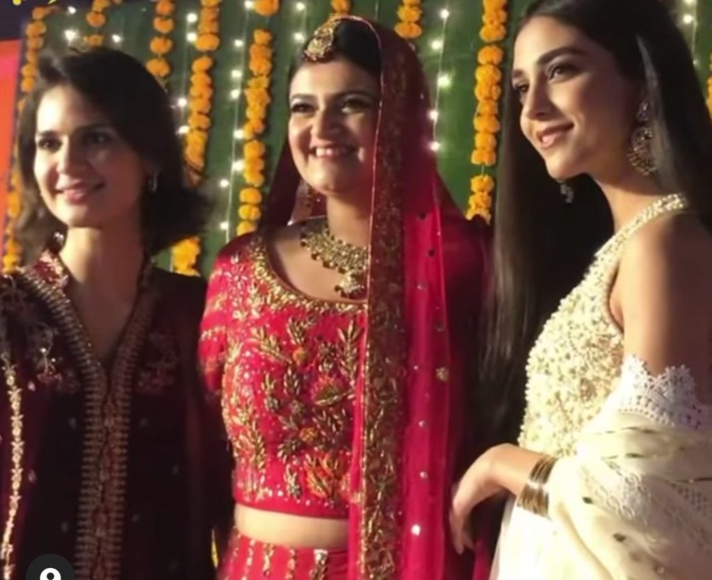 Maya Ali Spotted at Friend's Wedding