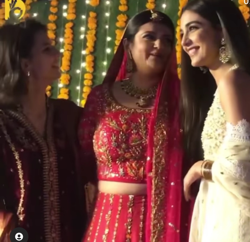 Maya Ali Spotted at Friend's Wedding