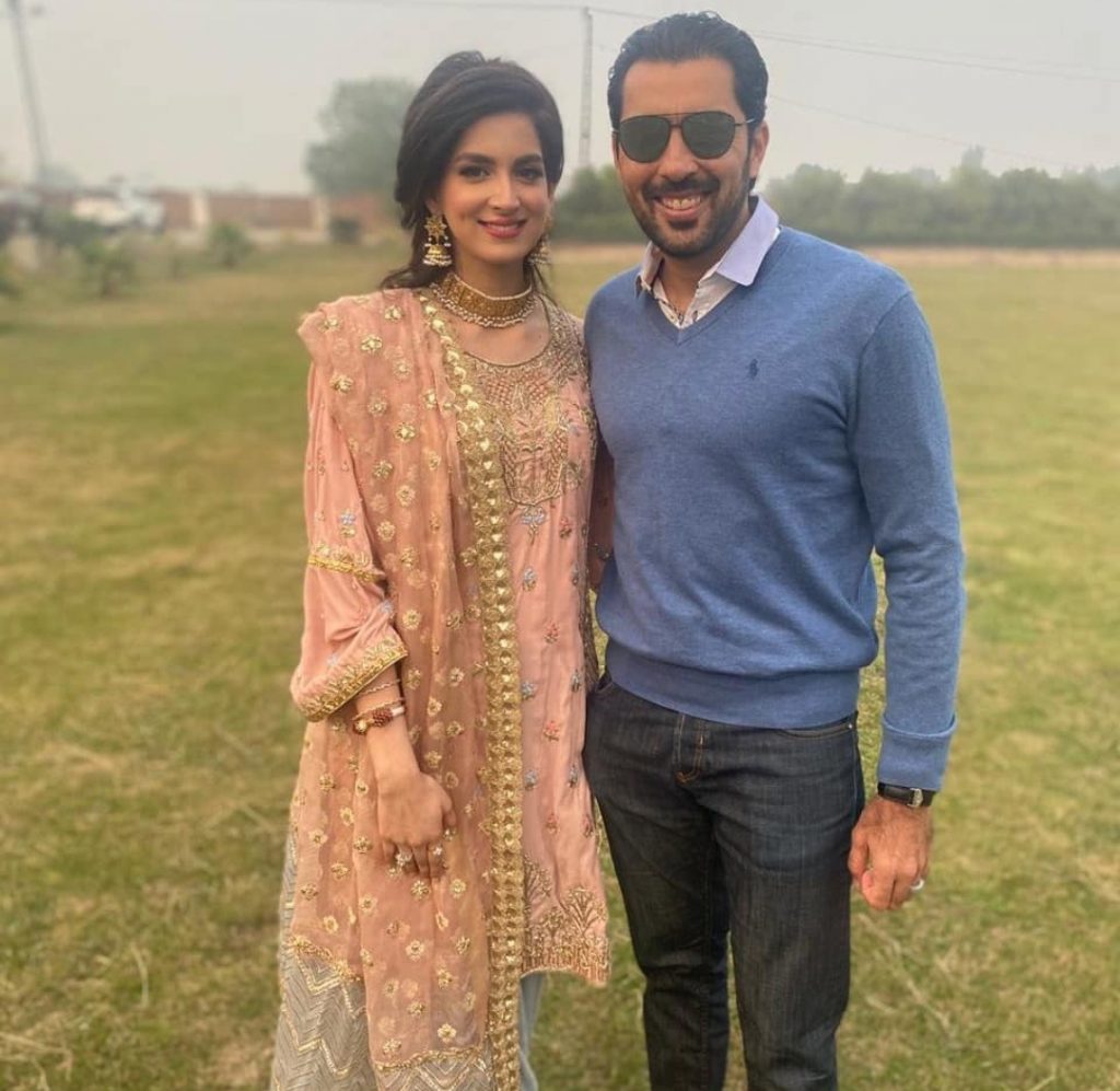 Aisam-ul-Haq's Wife Looks Exquisite In Shiza Hassan Luxury Pret