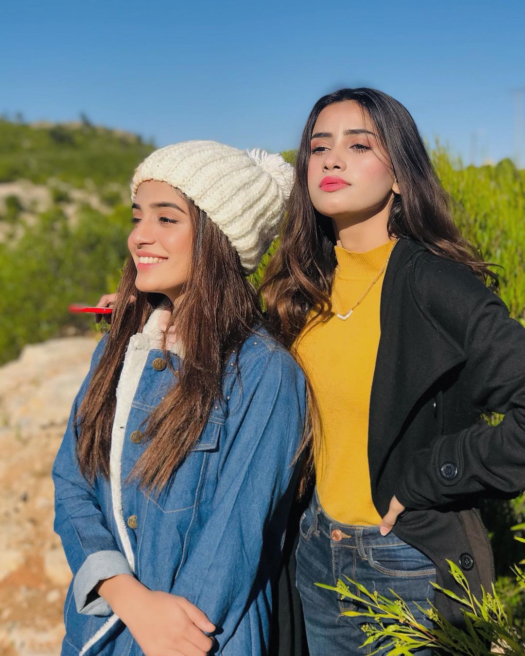 Actress Laiba Khan Clicks at Gorakh Hill Station in Sindh