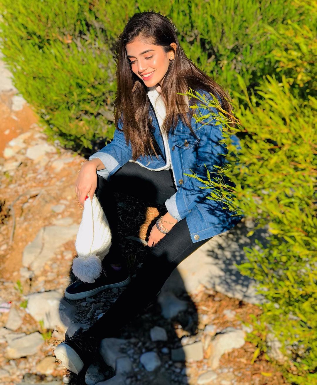 Actress Laiba Khan Clicks at Gorakh Hill Station in Sindh