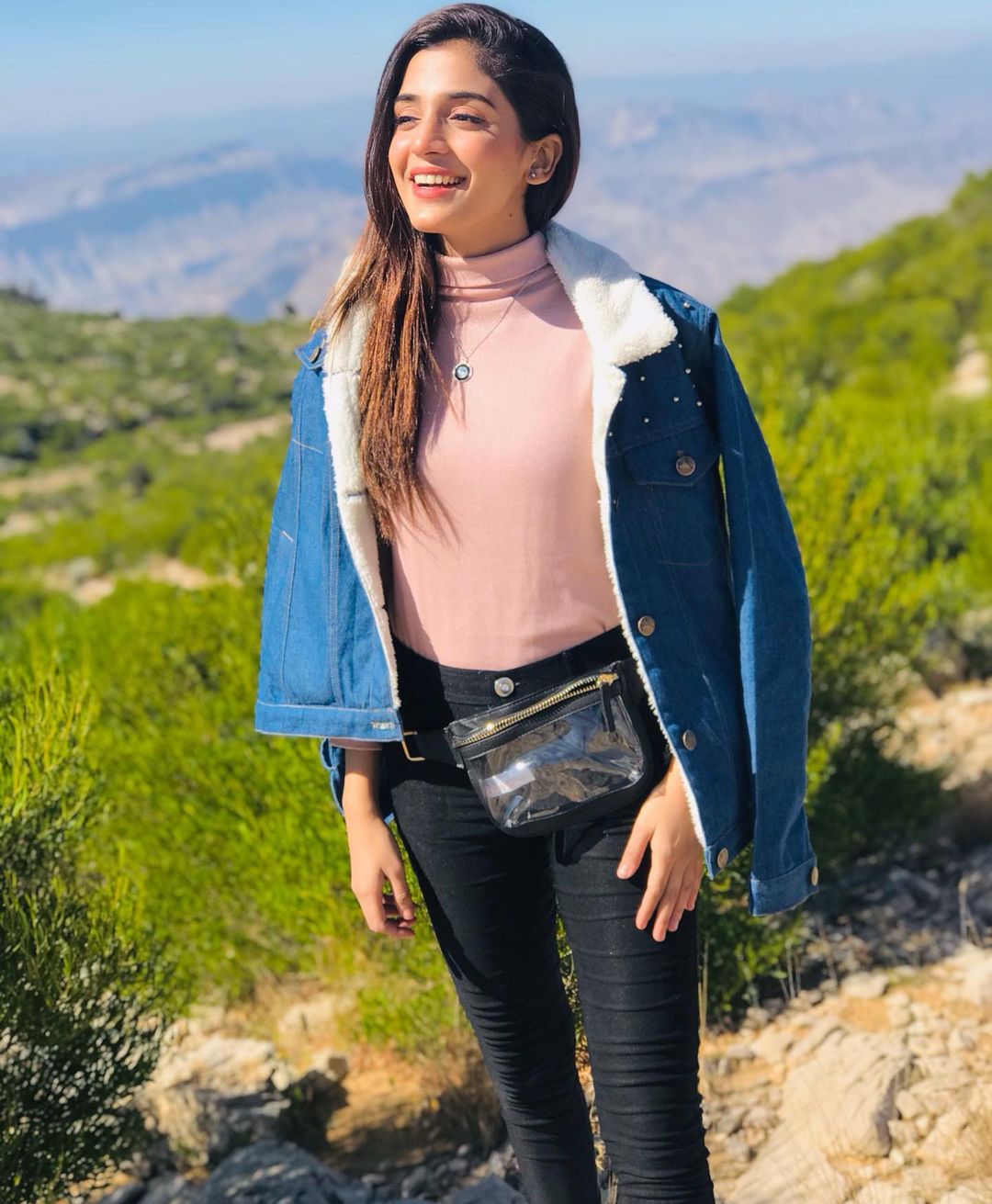 Actress Laiba Khan Clicks at Gorakh Hill Station in Sindh