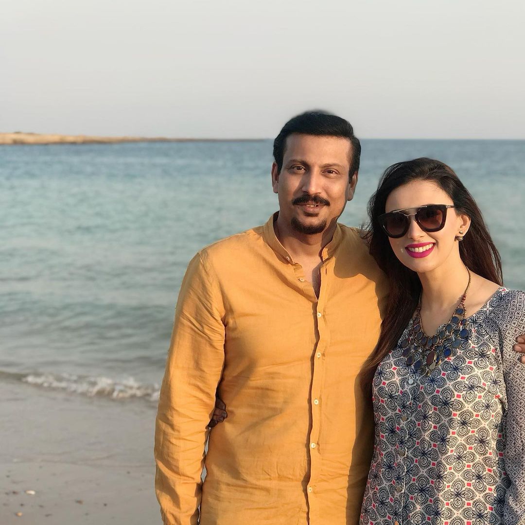 Madeha Naqvi with Husband Faisal Sabzwari - Latest Pictures