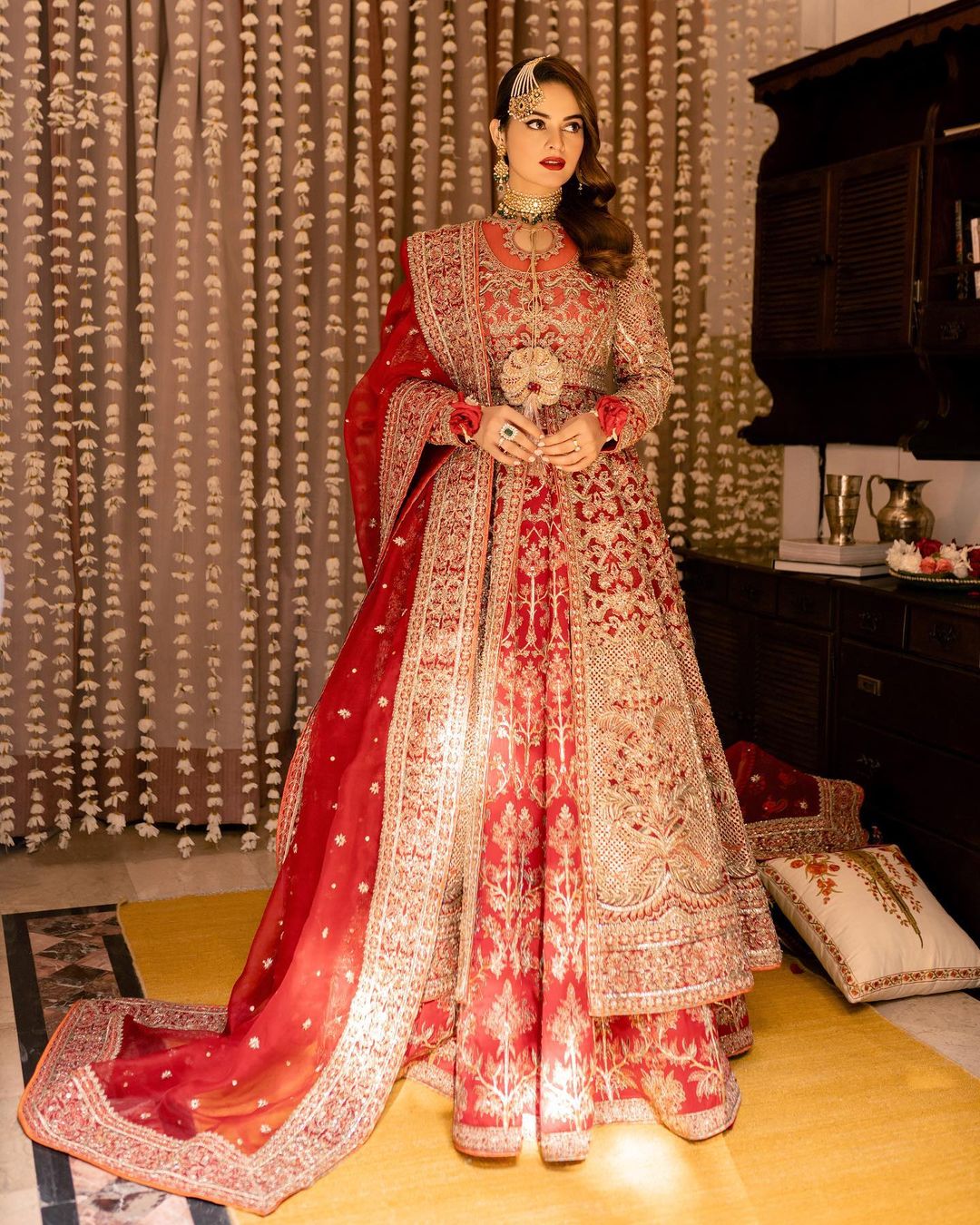 Minal Khan Bridal Photo Shoot for Hussain Rehar