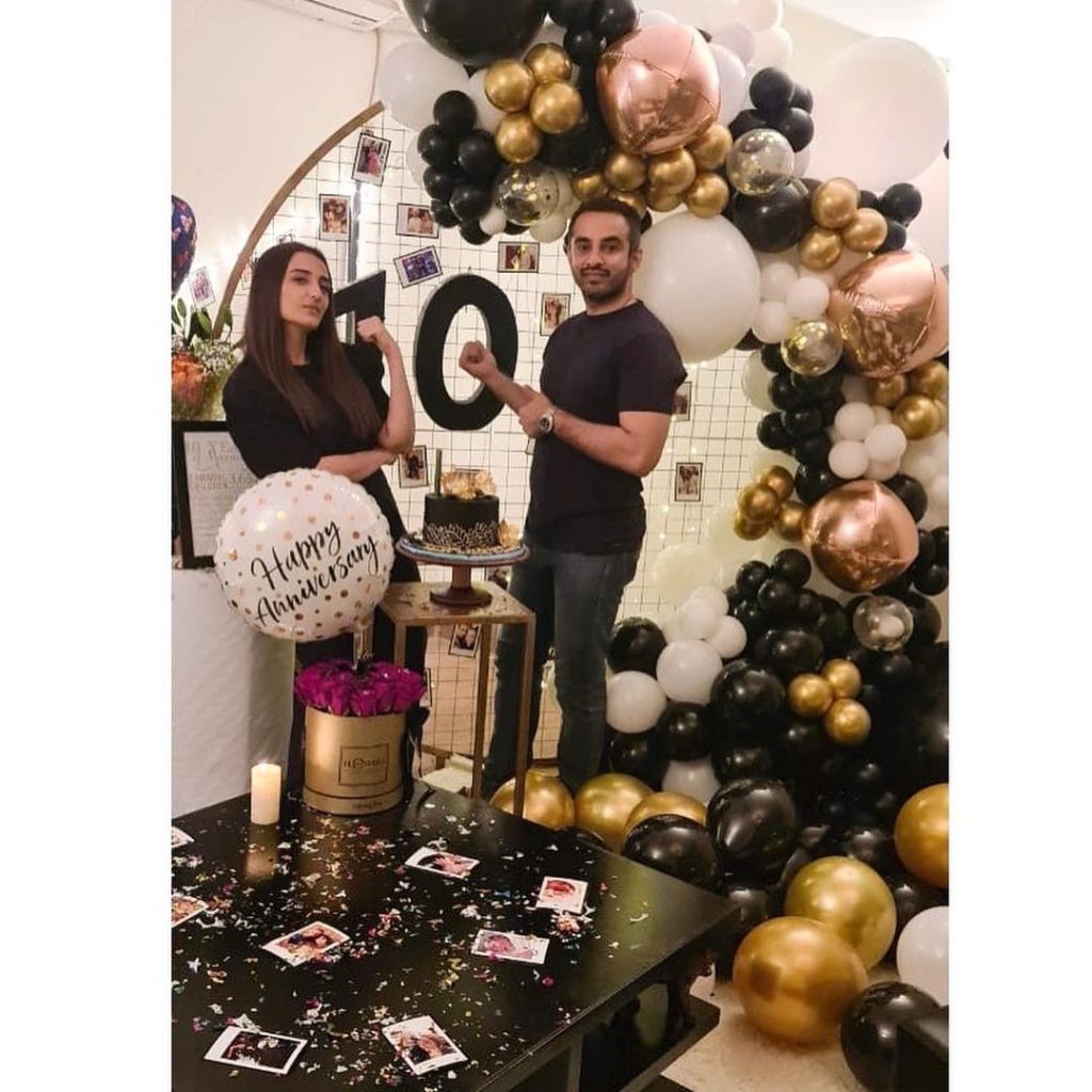 Momal Sheikh Celebrated 10th Anniversary