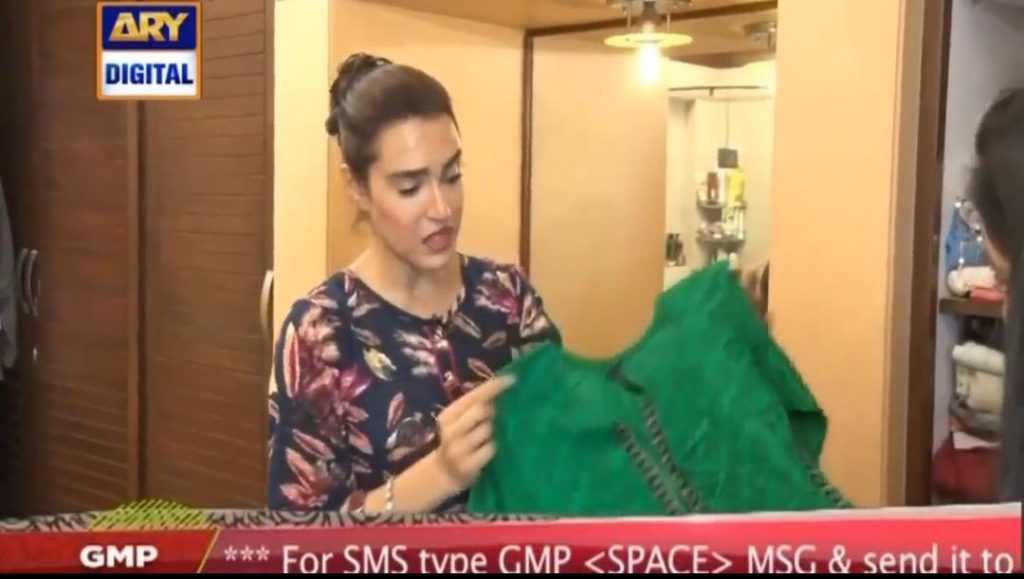 Nadia Hussain Shows Her Clothes Collection