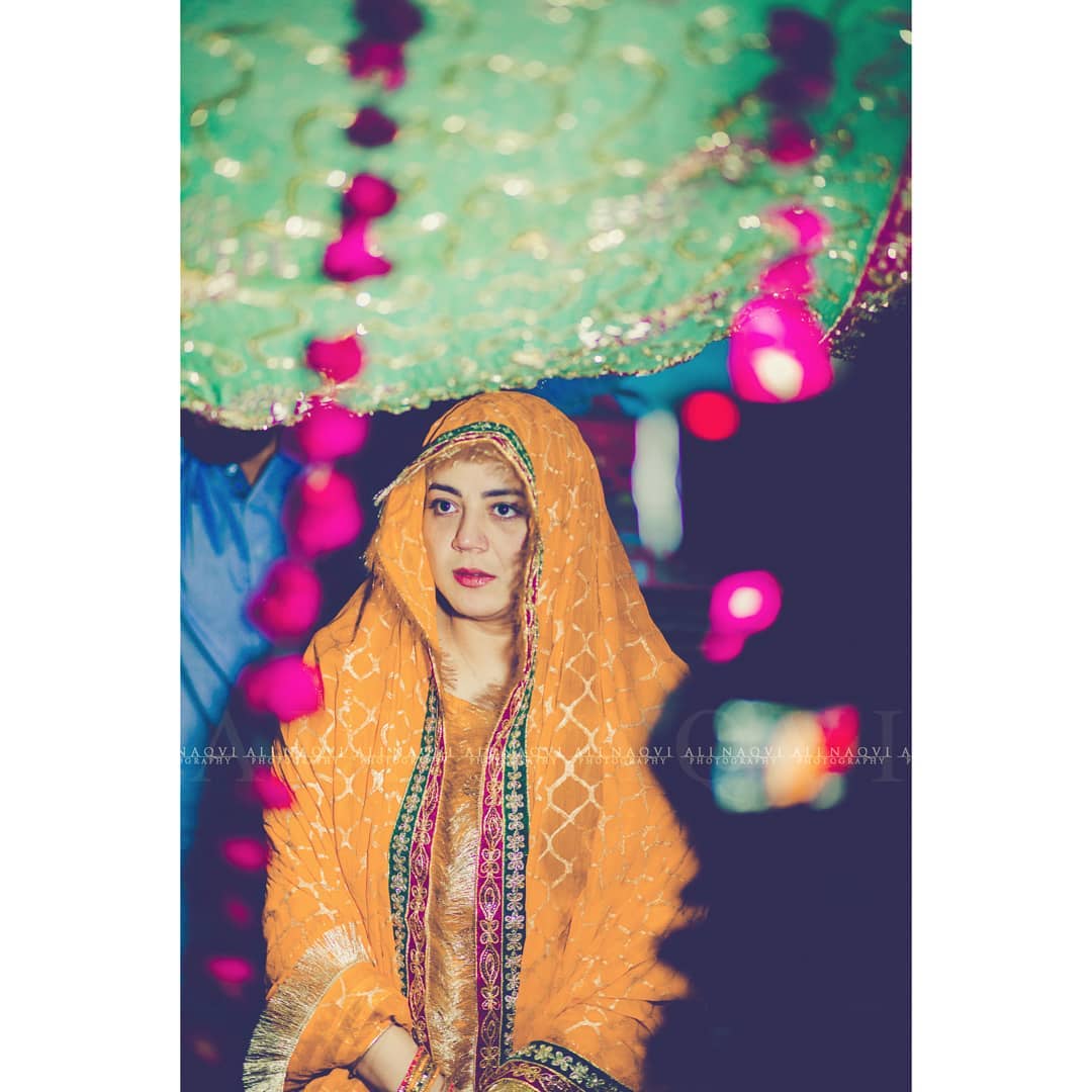 Wedding Pictures of Host Najiya Baig - Throwback