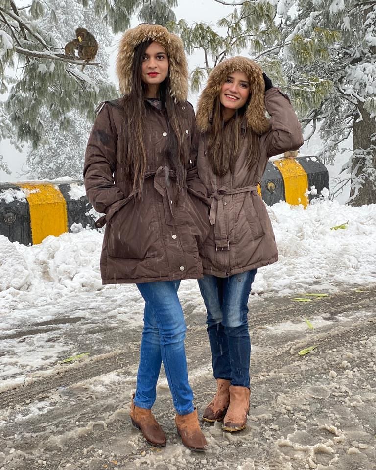 Viral Girl Nimra Ali Enjoying Winter Vacations in Muree