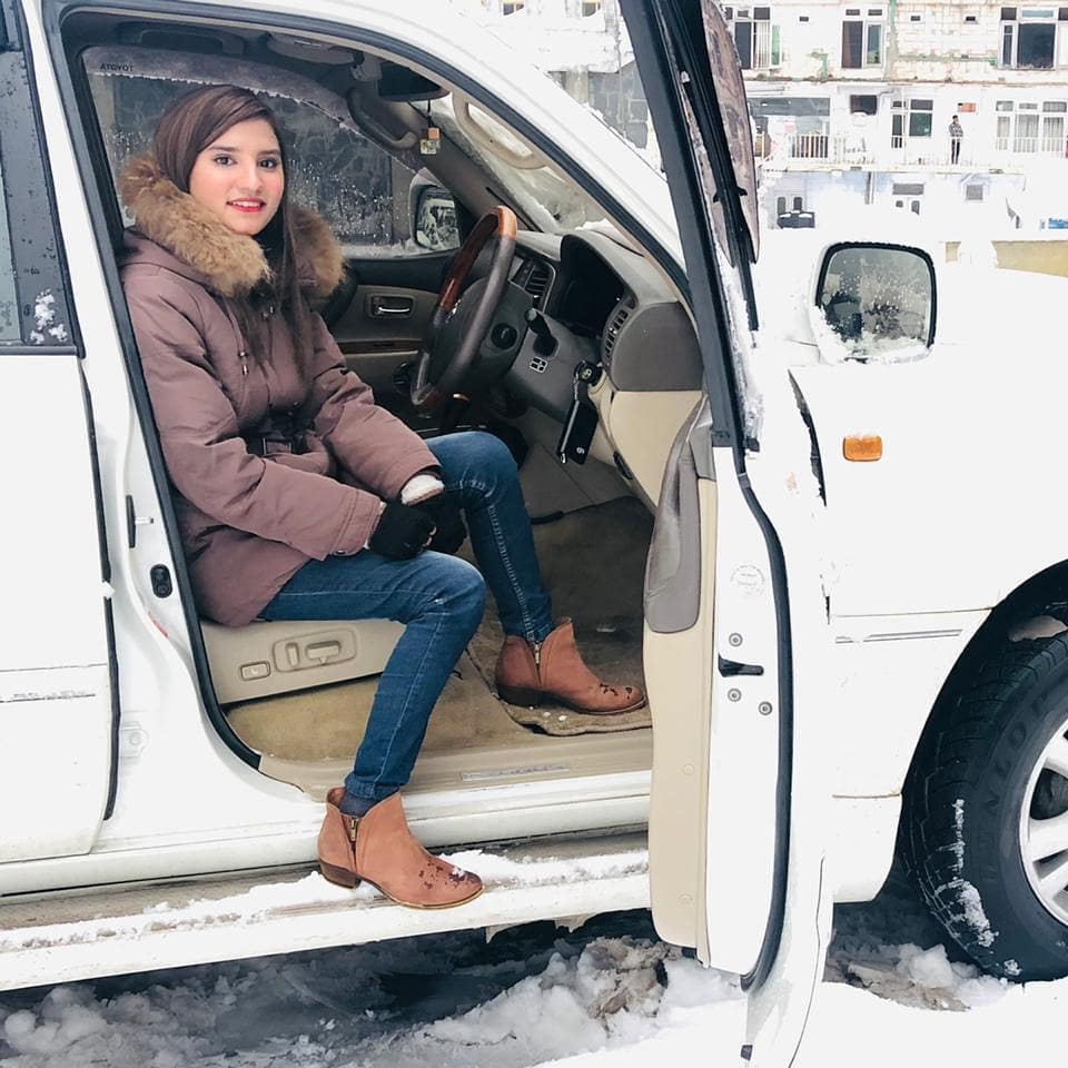 Viral Girl Nimra Ali Enjoying Winter Vacations in Muree