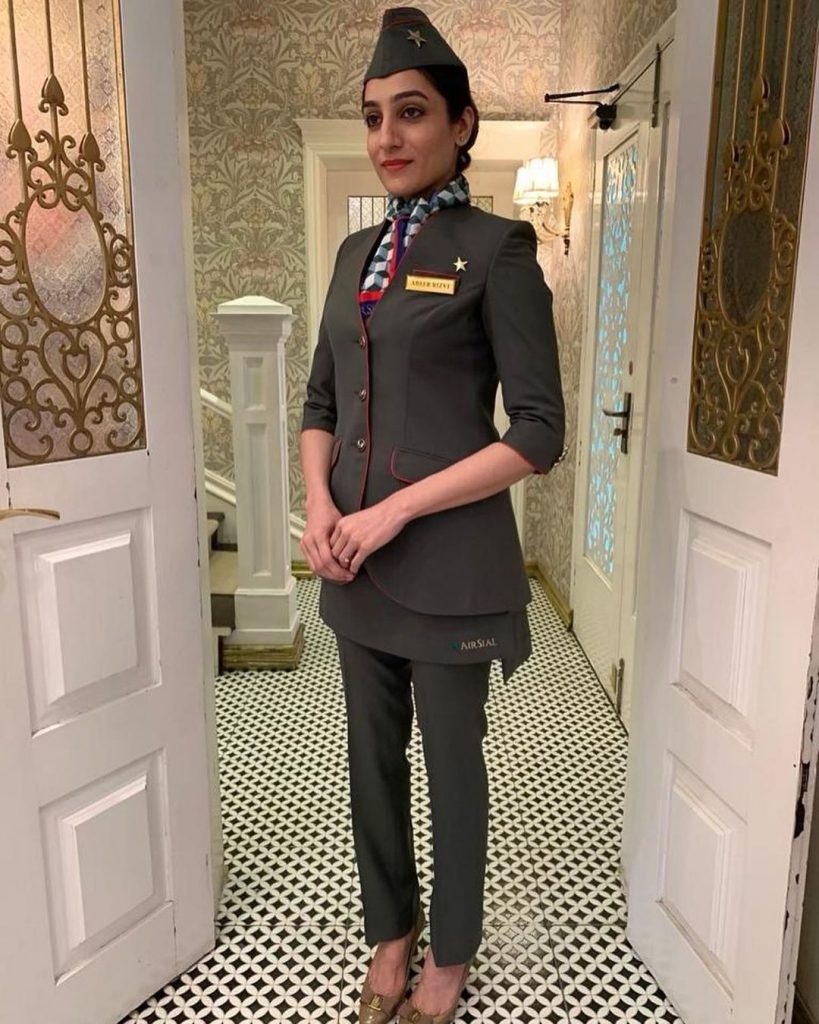 Nomi Ansari Designs Uniforms Of Airsial Crew