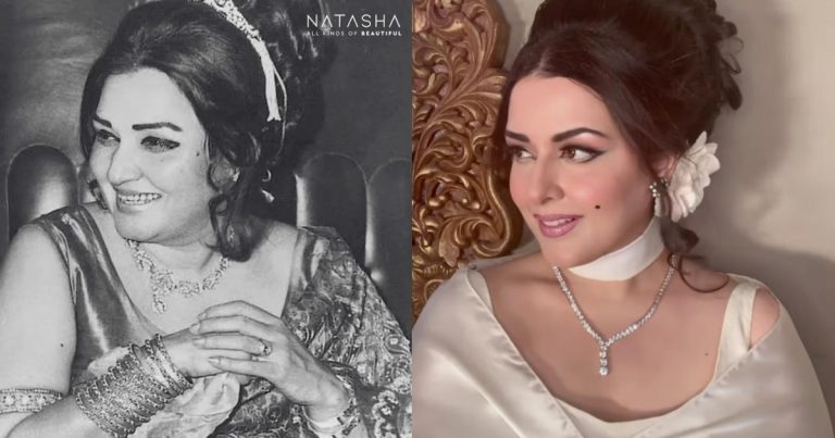 Noor Jehan’s Granddaughter Recreates Her Look
