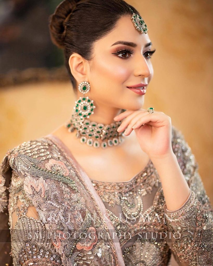 Ramsha Khan Looks Breathtakingly Beautiful In Bridal Dress