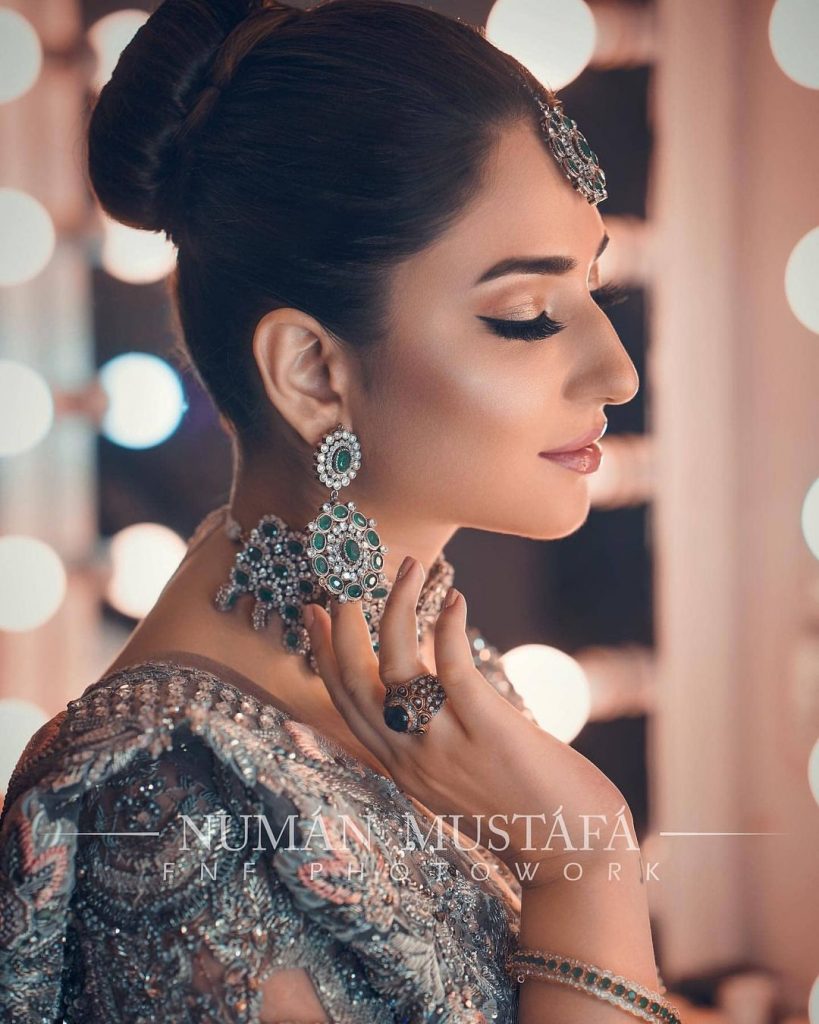 Ramsha Khan Looks Breathtakingly Beautiful In Bridal Dress