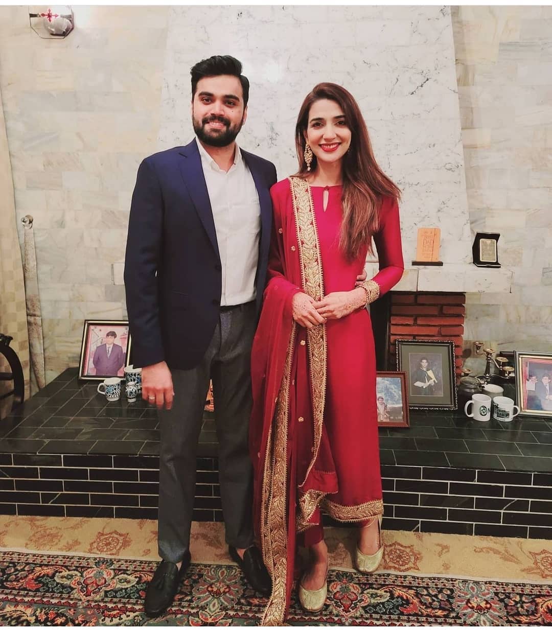 Rubab Hashim with her Husband Shoaib - New Pictures