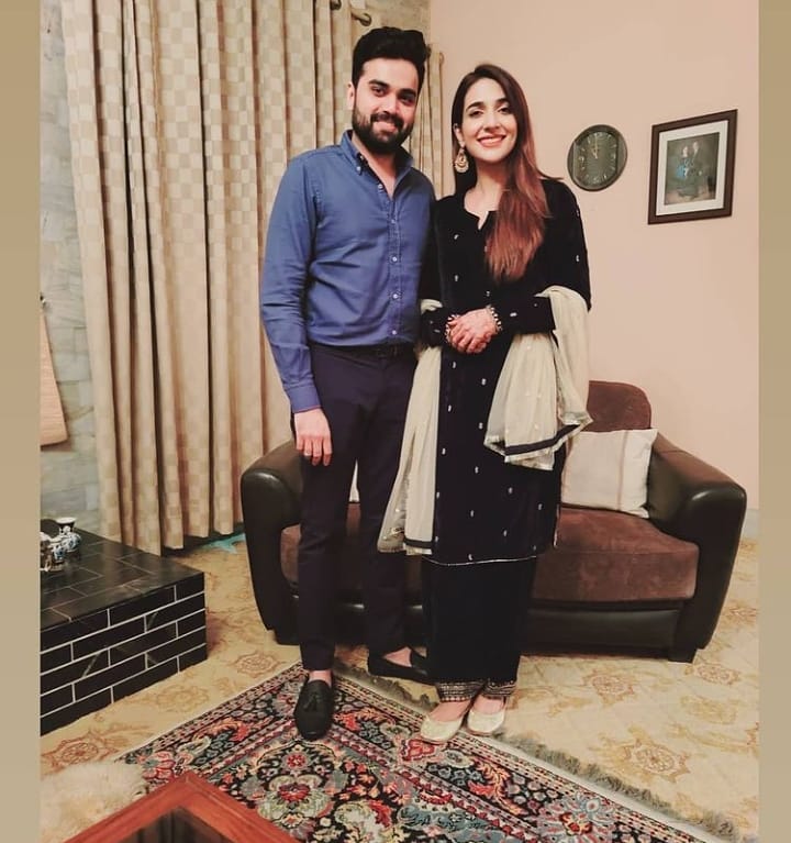 Rubab Hashim with her Husband Shoaib - New Pictures