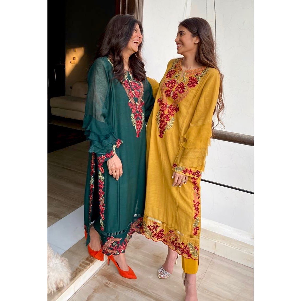 Rubina Ashraf with her Daughter Minna Tariq - Latest Pictures