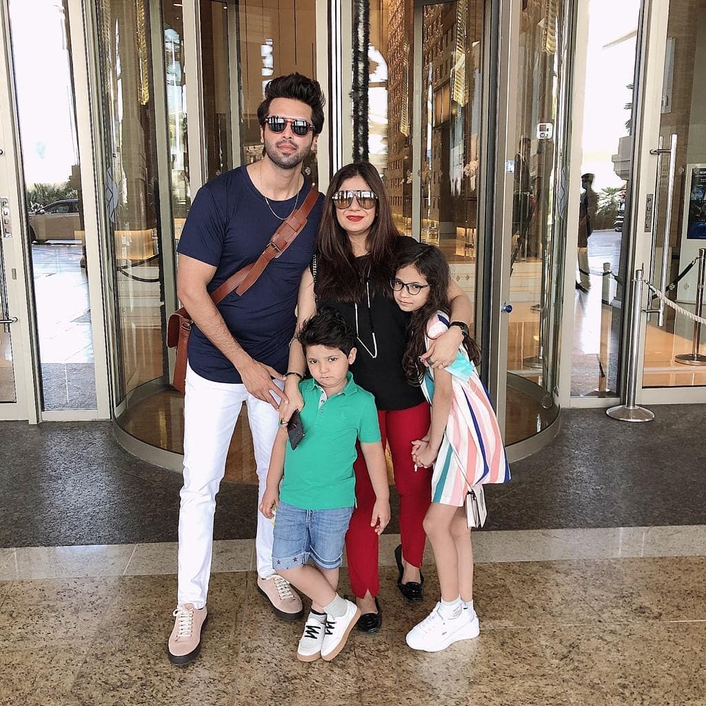 Fahad Mustafa with his Family - Latest Pictures