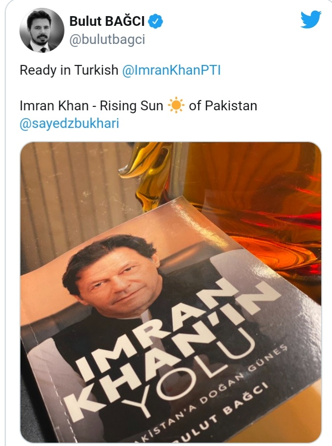 Turkish author writes book on Imran Khan