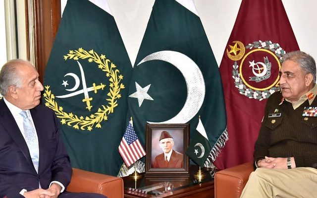 US Special Representative Zalmay Khalilzad Meets Army Chief