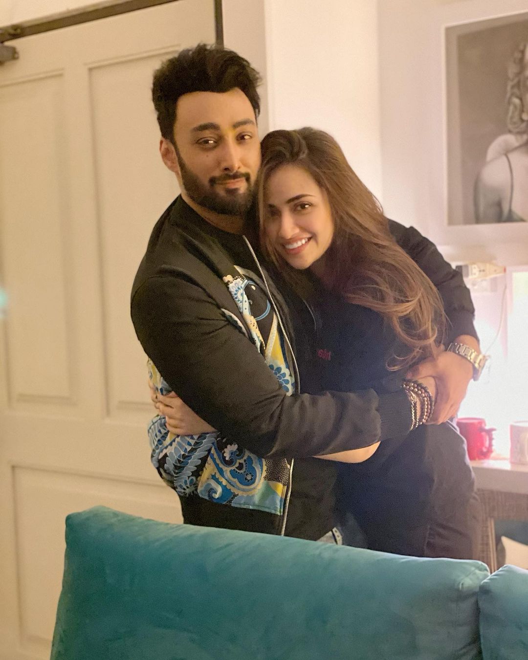 Umair Jaswal Celebrated His Birthday With Wife Sana Javed