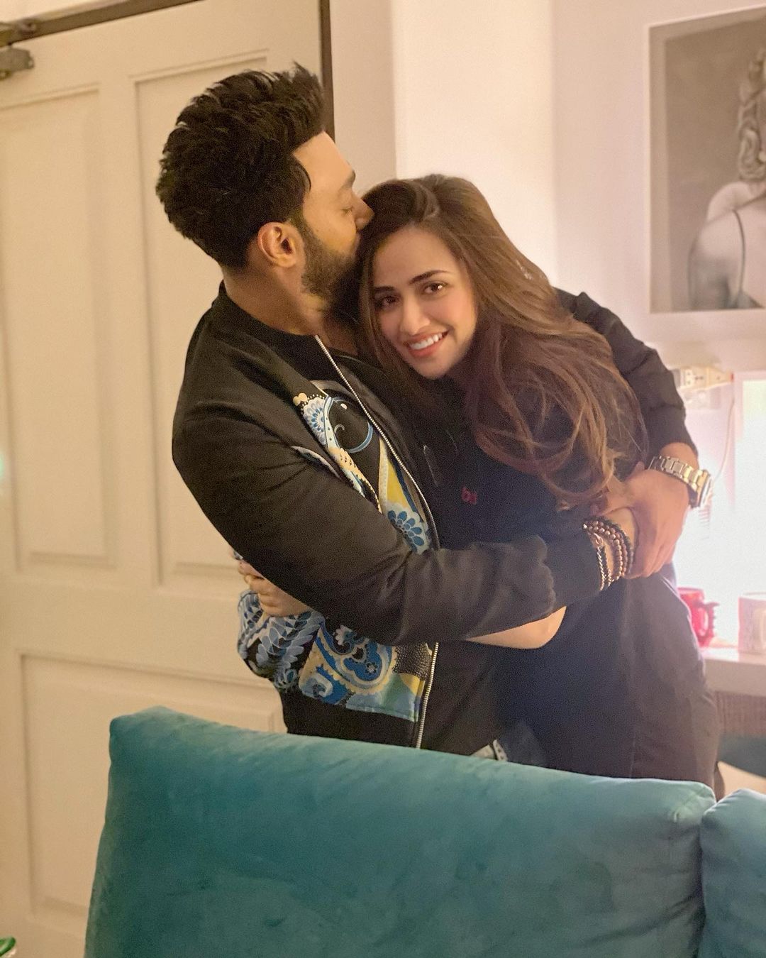 Umair Jaswal Celebrated His Birthday With Wife Sana Javed