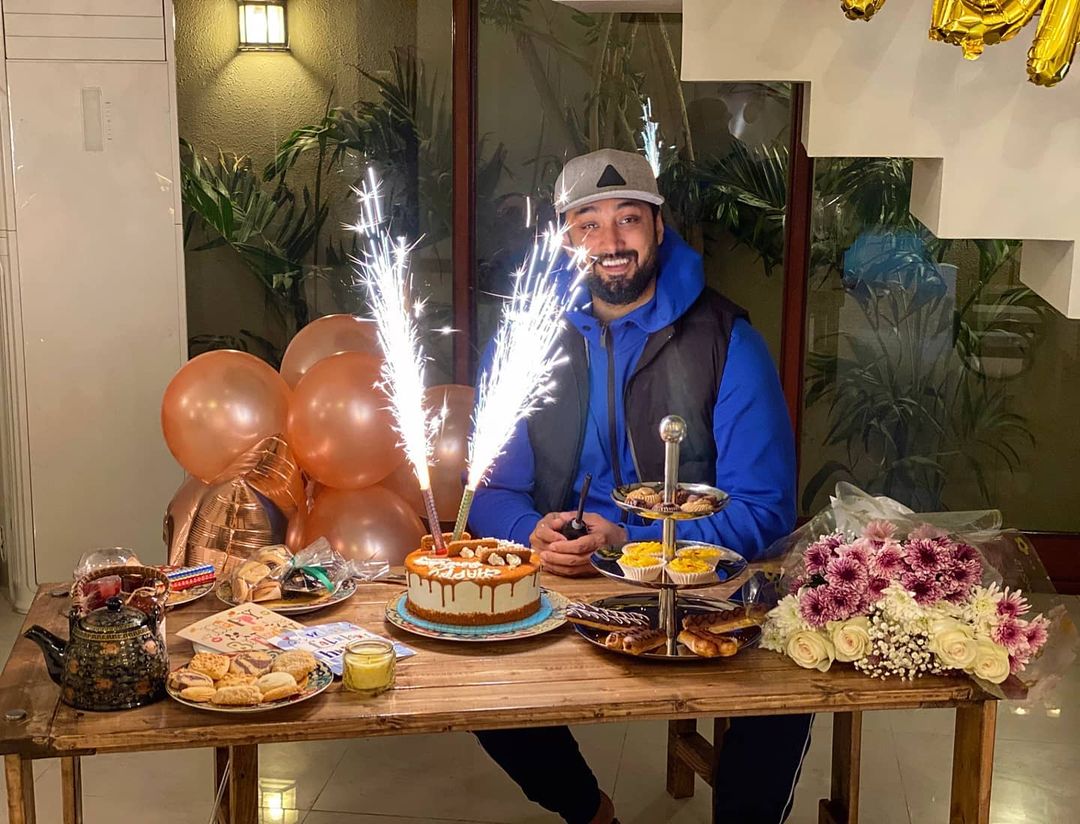 Umair Jaswal Celebrated His Birthday With Wife Sana Javed