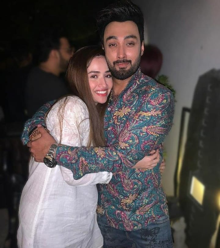 Umair Jaswal Celebrated His Birthday With Wife Sana Javed