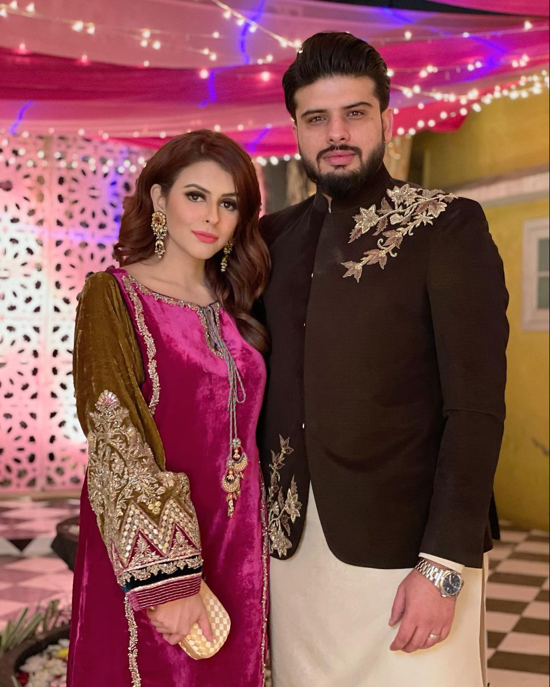 Model Waliya Najib Latest Clicks with her Husband