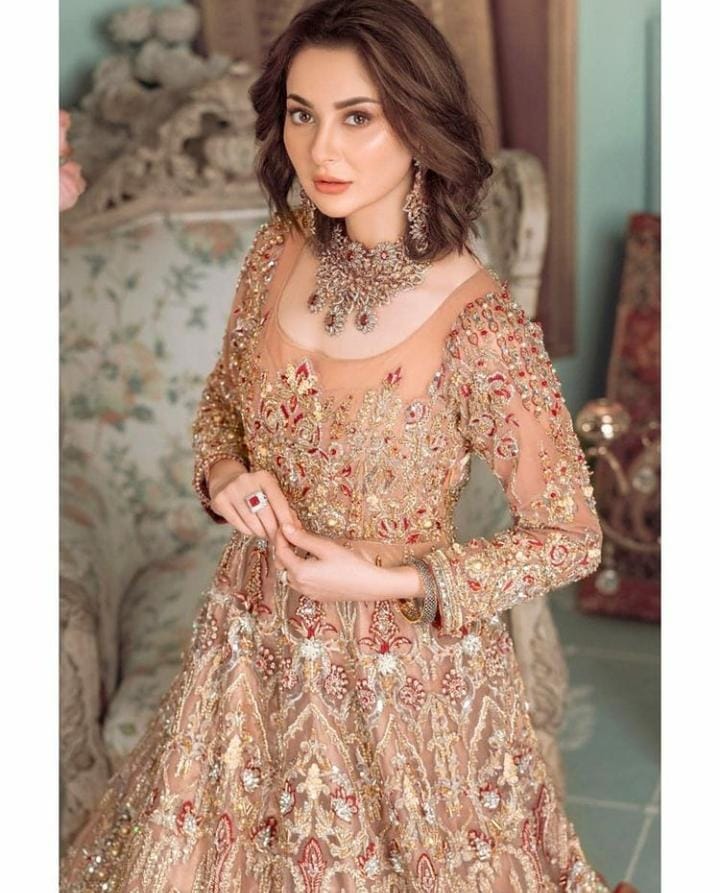 Hania Amir Looks Ravishing In Latest Bridal Shoot