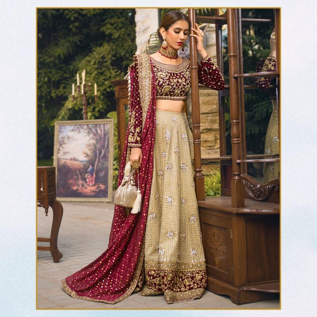 Zainab Chottani's Noor Bridal Collection featuring Syra Yousuf