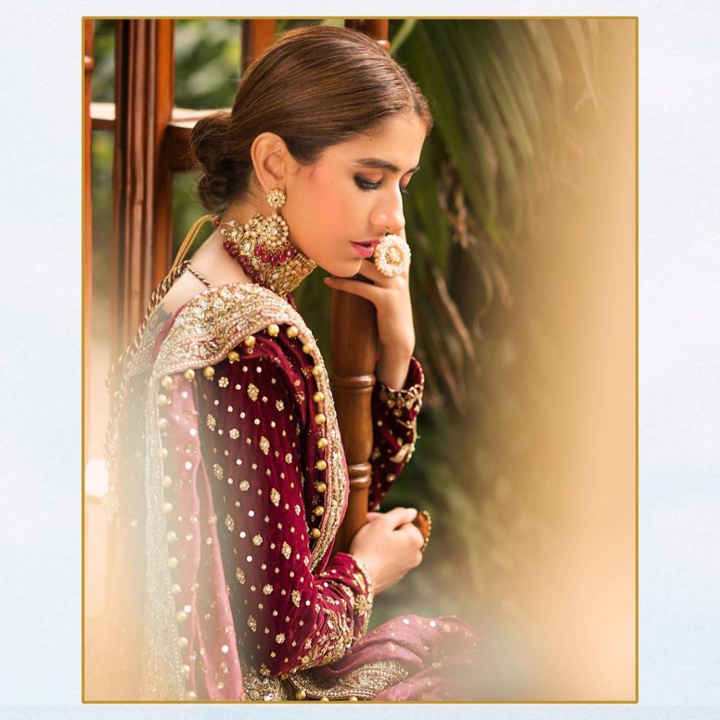 Zainab Chottani's Noor Bridal Collection featuring Syra Yousuf