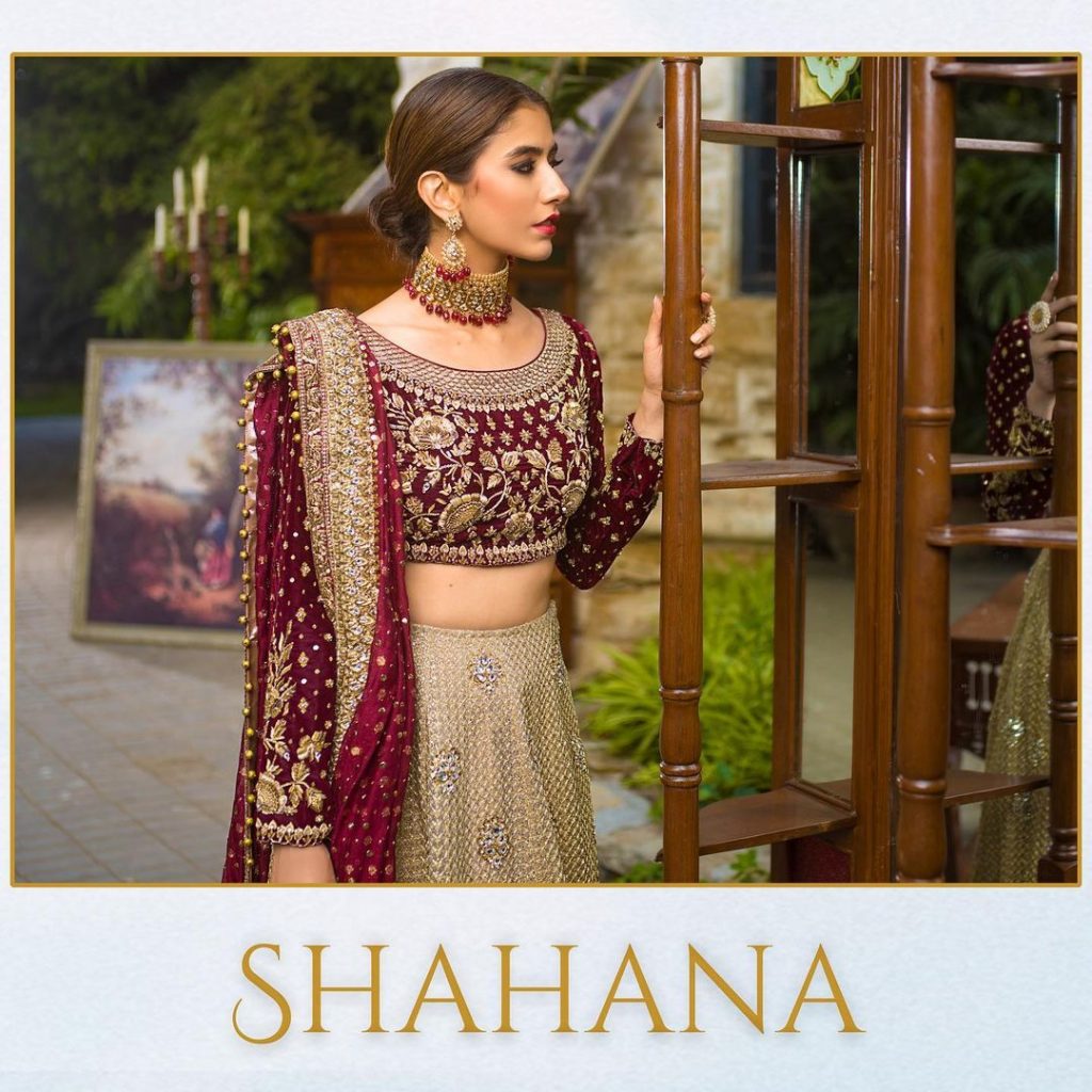 Zainab Chottani's Noor Bridal Collection featuring Syra Yousuf