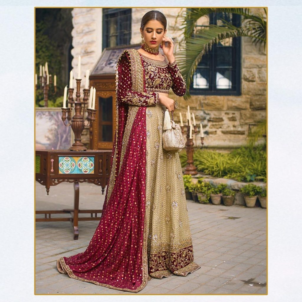 Zainab Chottani's Noor Bridal Collection featuring Syra Yousuf