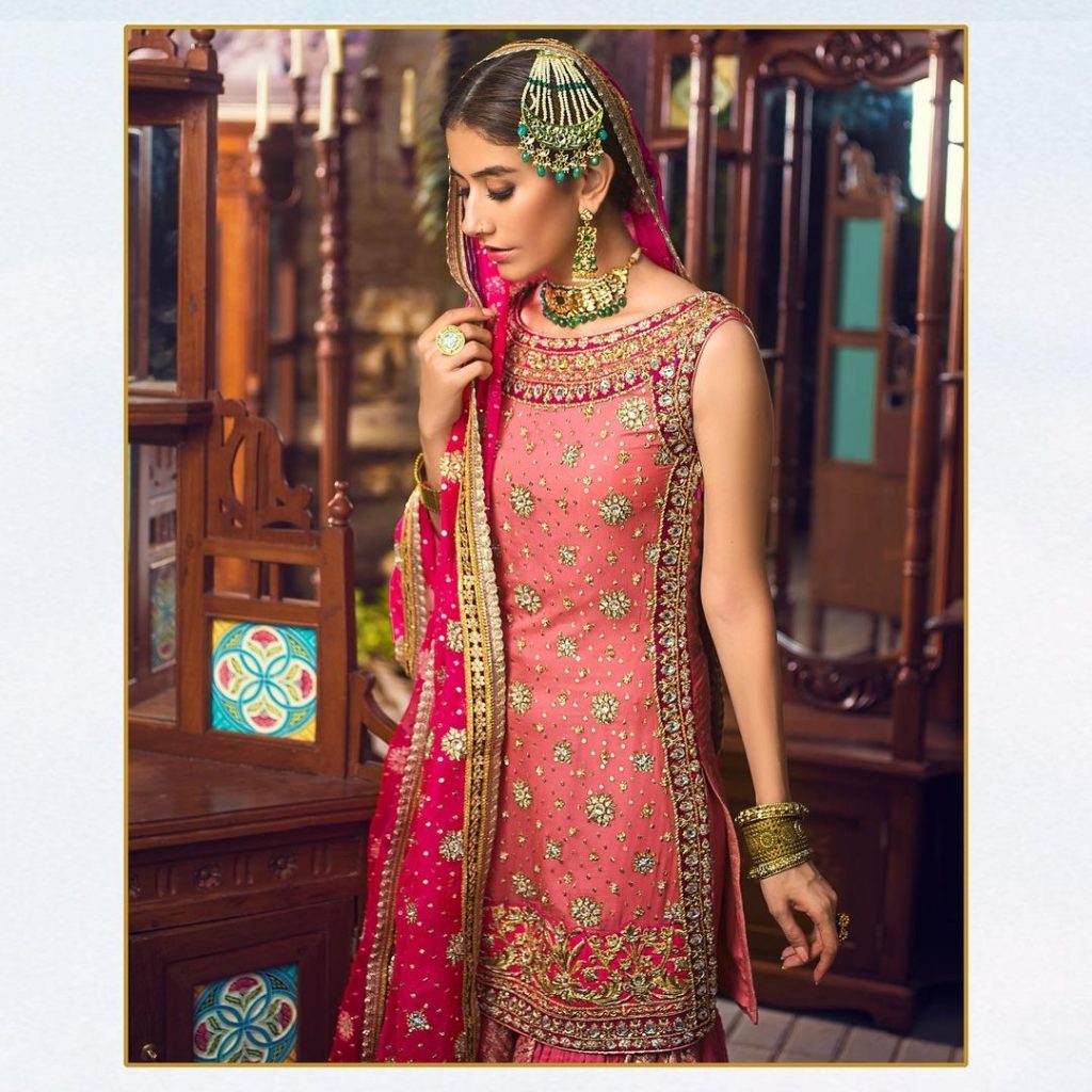 Zainab Chottani's Noor Bridal Collection featuring Syra Yousuf