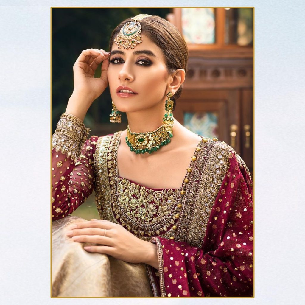 Zainab Chottani's Noor Bridal Collection featuring Syra Yousuf