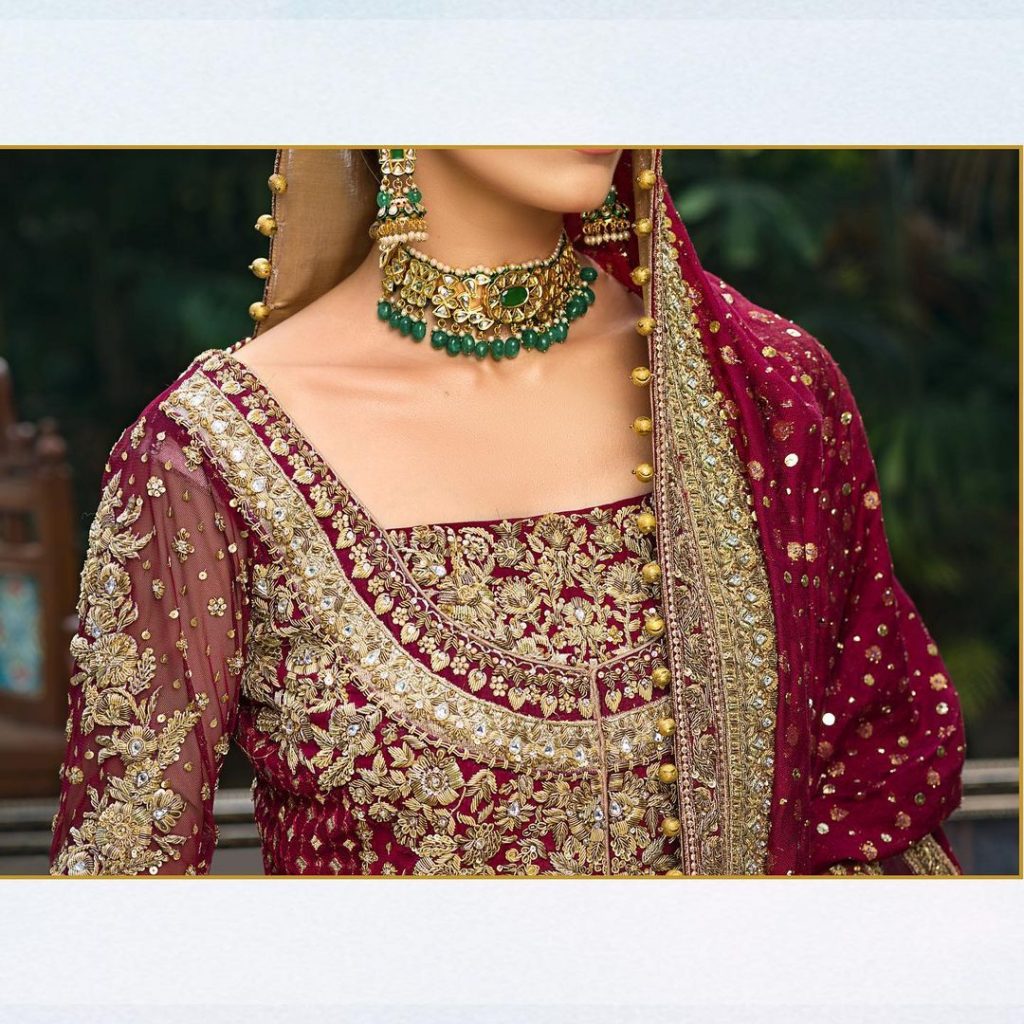 Zainab Chottani's Noor Bridal Collection featuring Syra Yousuf