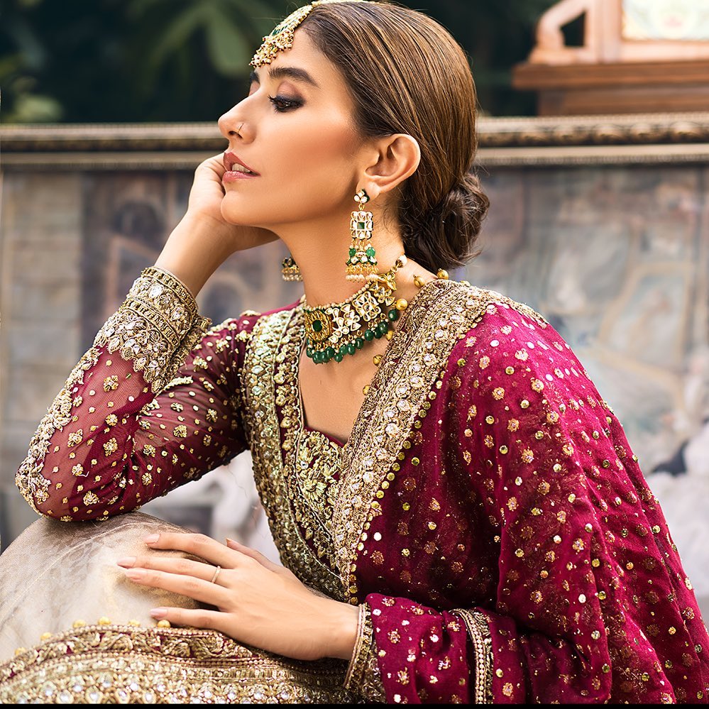 Zainab Chottani's Noor Bridal Collection featuring Syra Yousuf