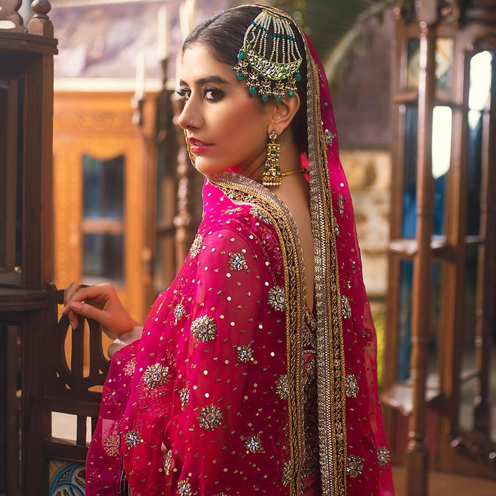 Zainab Chottani's Noor Bridal Collection featuring Syra Yousuf